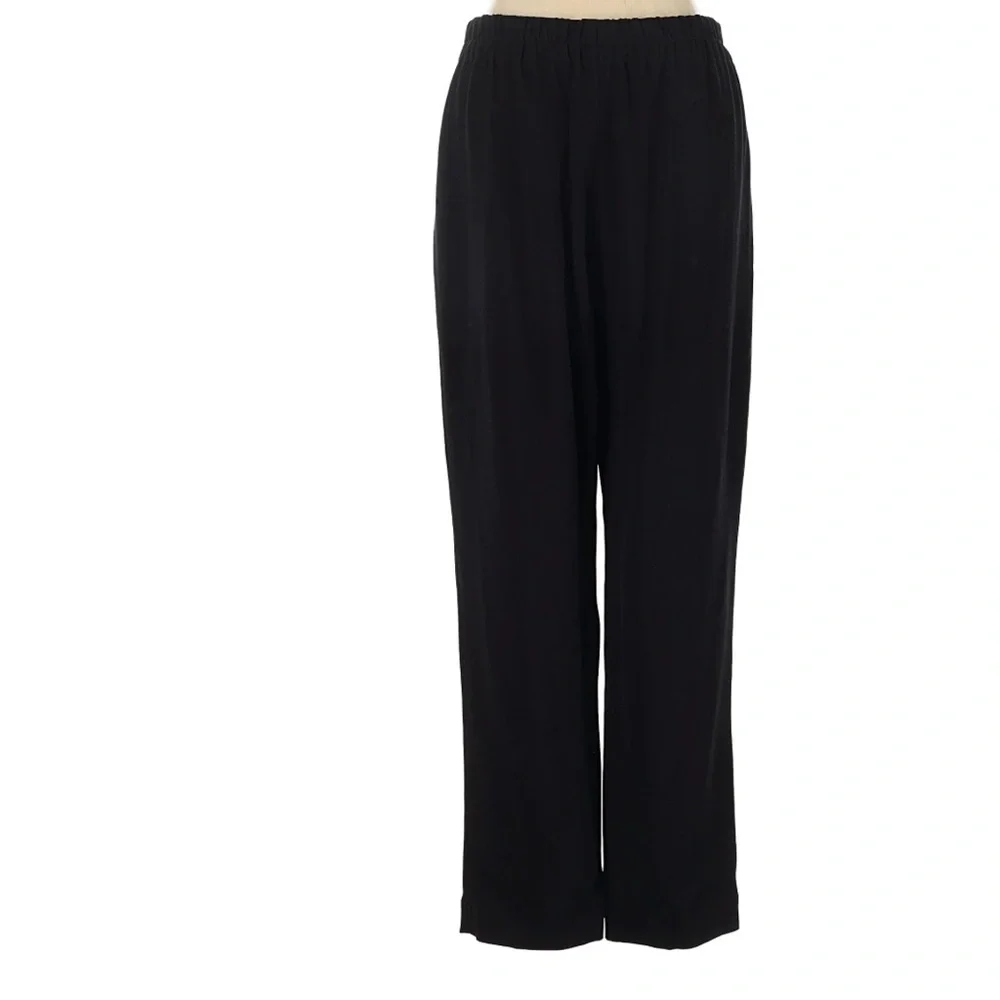 NWT Sezane Ross Pants Black Pull On Trousers size US 4/FR 36